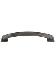 Aberdeen Cabinet Pull - 6 1/4 inch Center-to-Center in Brushed Black Nickel.